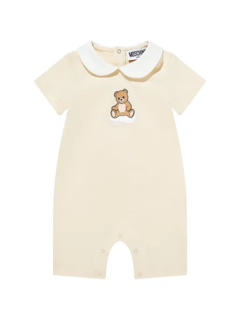 Moschino Kids Macacão com estampa Teddy