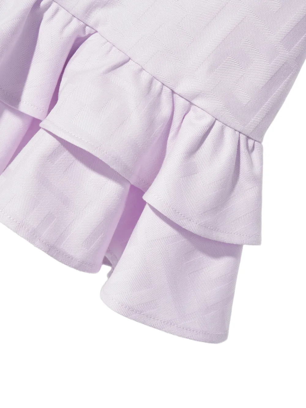 Ruffled Buttoned Dress