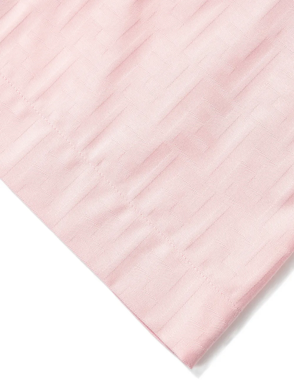 Fendi Kids Jurk met pofmouwen en ronde hals Roze
