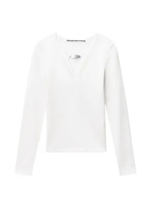 Courrèges ロングTシャツ | ホワイト | FARFETCH JP