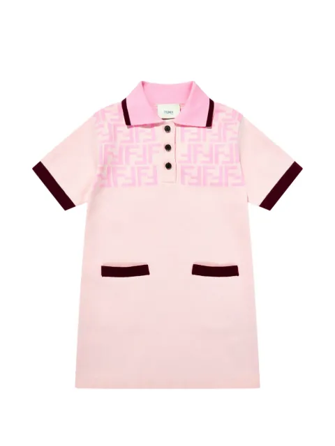 Fendi Kids logo-print short-sleeve dress