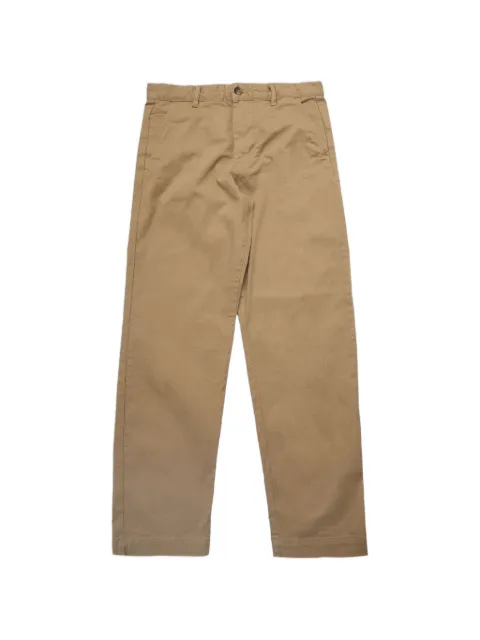SELECTED twill loose-fit trousers