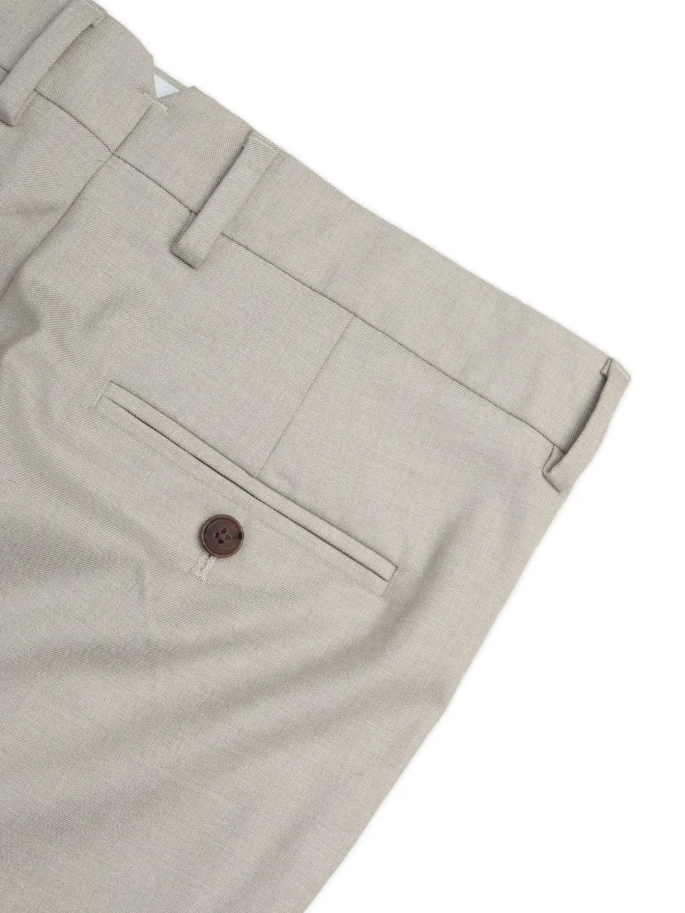  Selected Pleated Straight-leg Trousers - Neutrals 