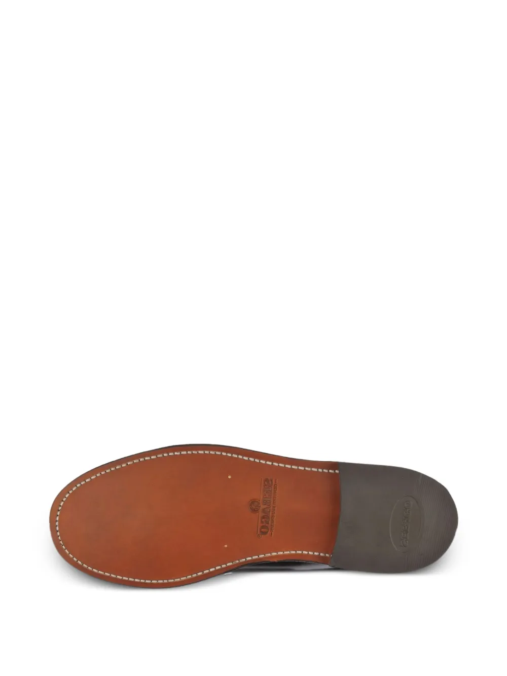 Sebago Dan leren loafers Bruin