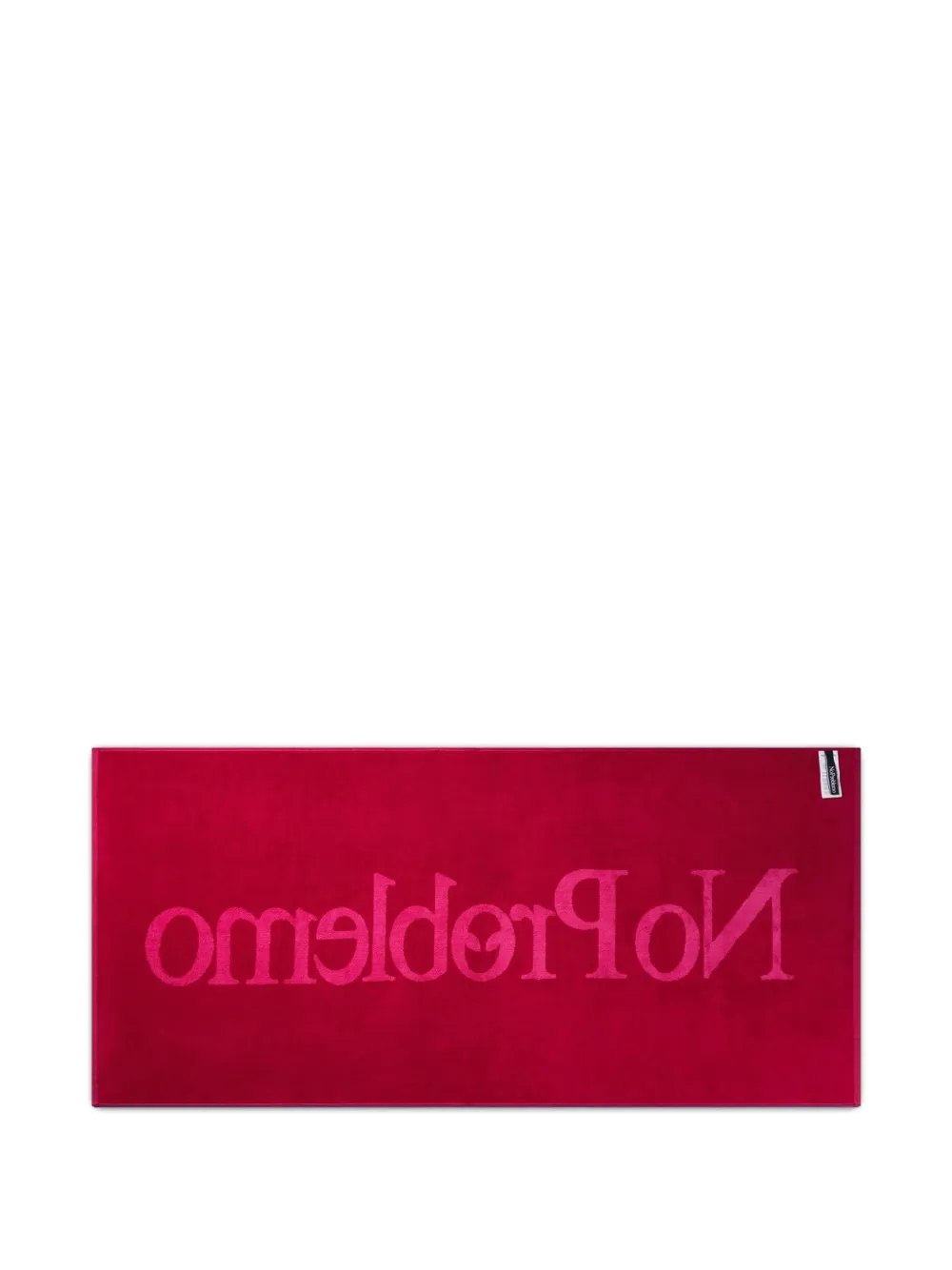  No Problemo Telo Da Mare Con Logo - Rosa 