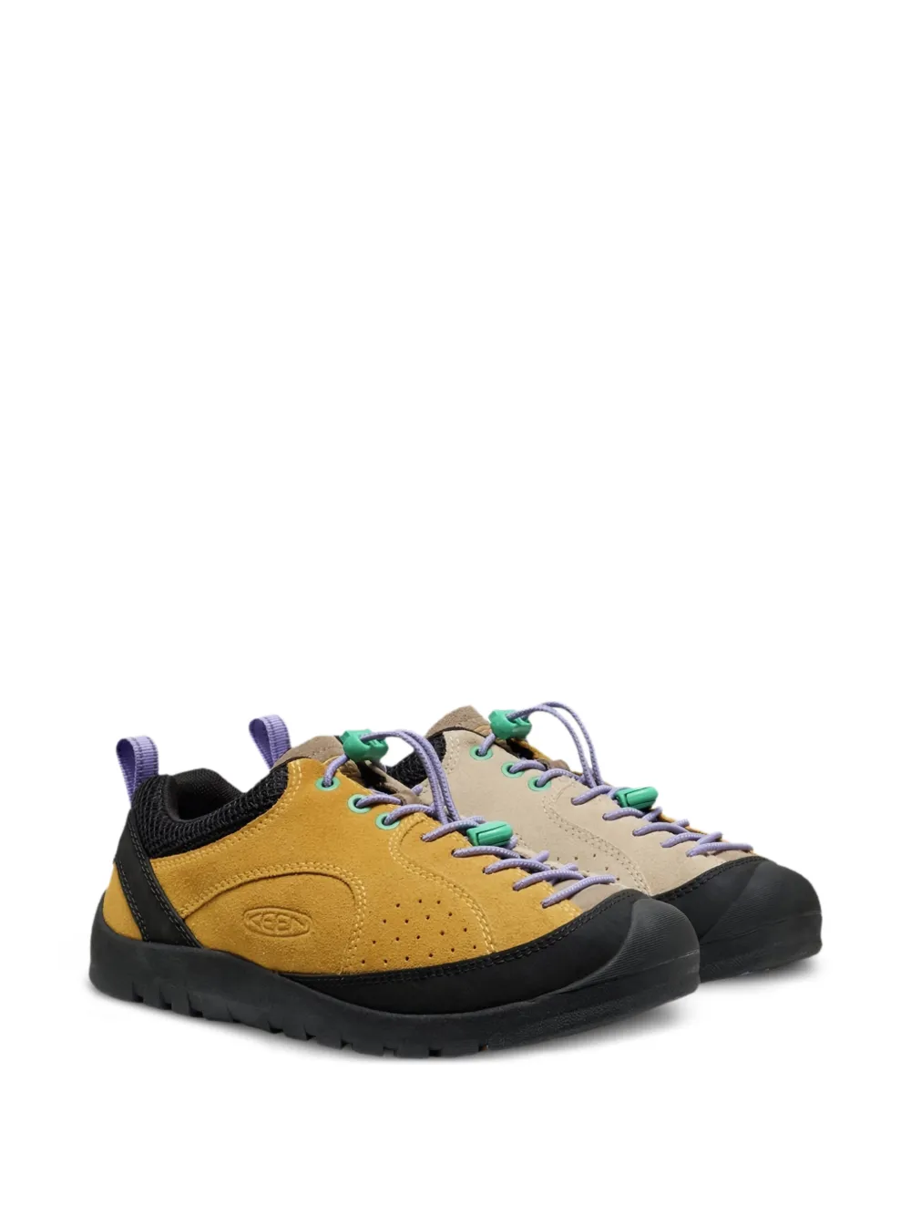 KEEN FOOTWEAR Jasper Rocks sneakers met logo-reliëf Bruin