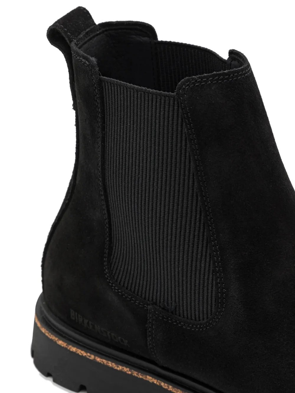 Birkenstock elasticated suede boots Zwart