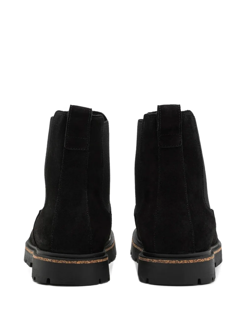 Birkenstock elasticated suede boots Zwart