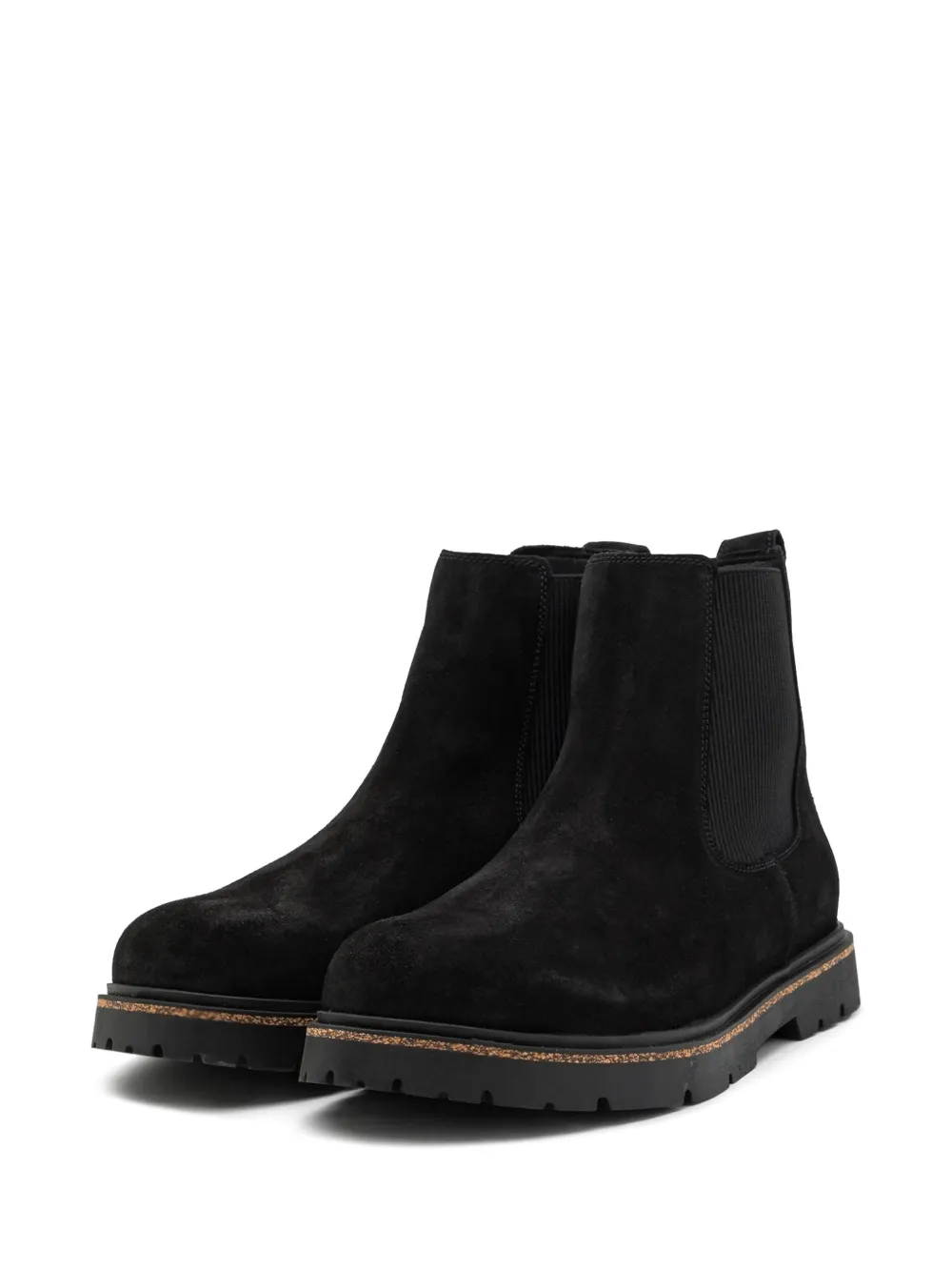 Birkenstock elasticated suede boots Zwart