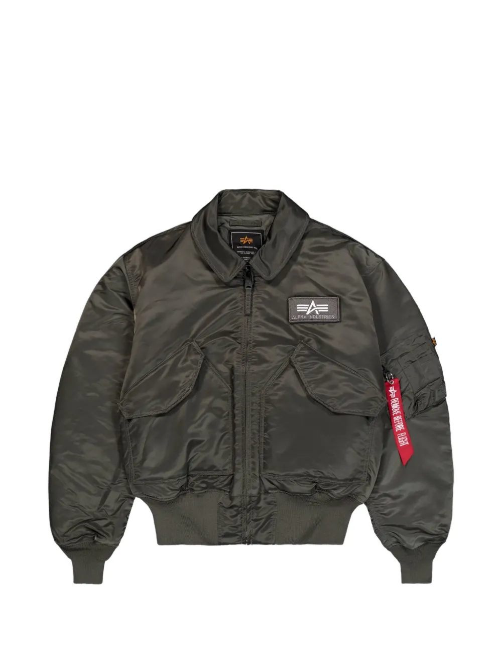 Alpha Industries CWU 45 embroidered bomber jacket – Green Alpha Industries CWU 45 embroidered bomber jacket – Green