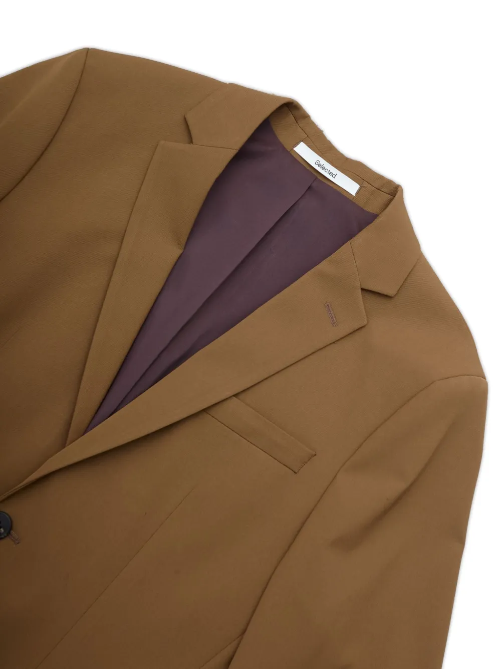  Selected Flap-pocket Blazer - Brown 