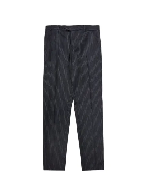 SELECTED pinstriped button trousers