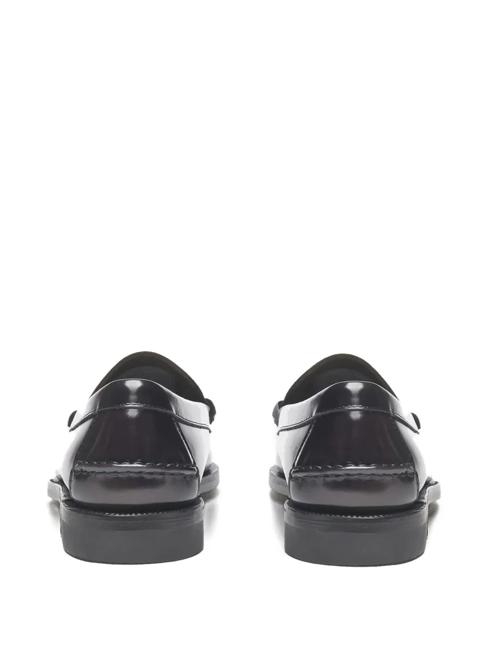 Sebago Dan leren penny loafers Zwart