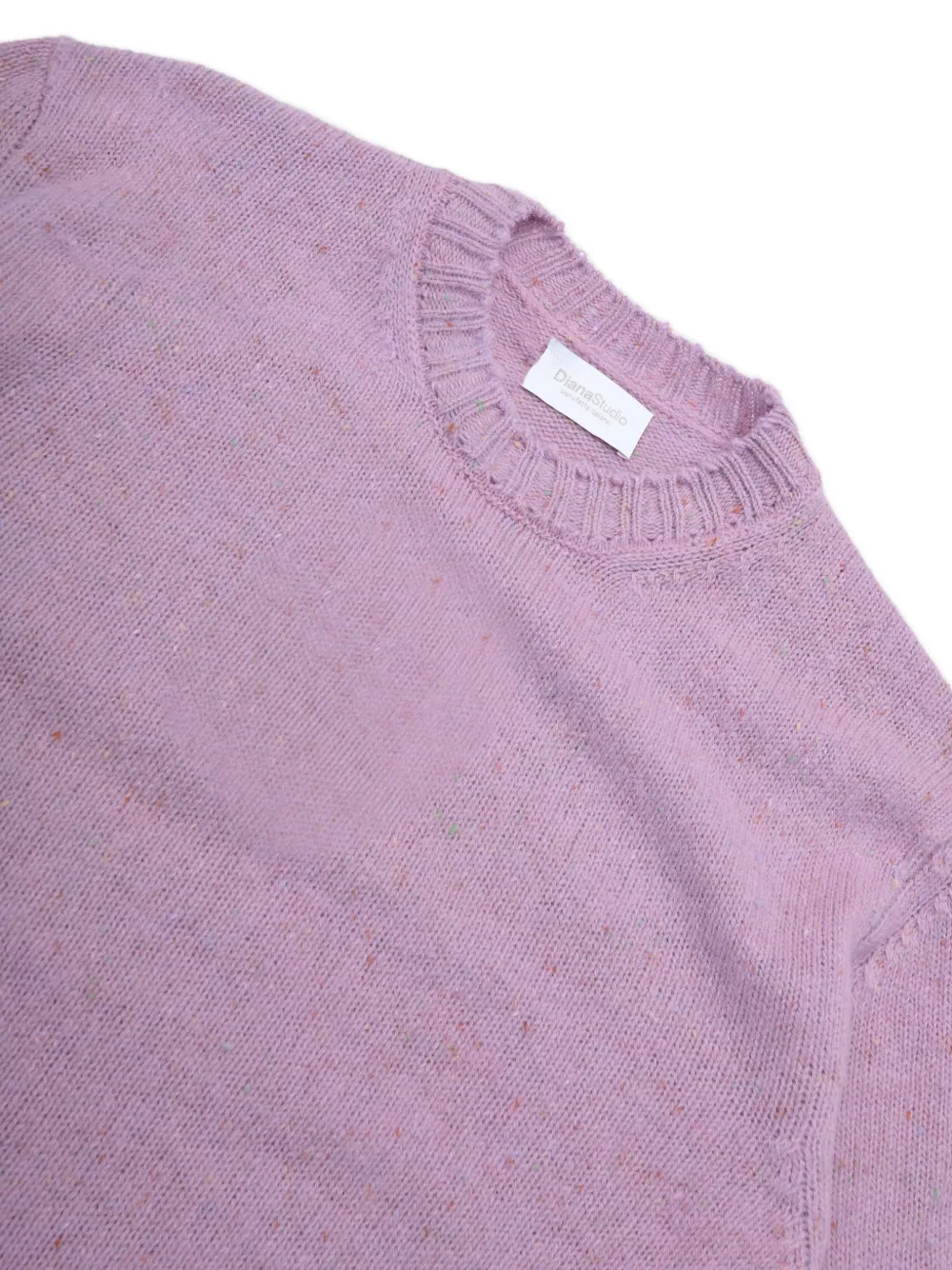  Diana Studio Crew-neck Ribbed Sweater - Pink 