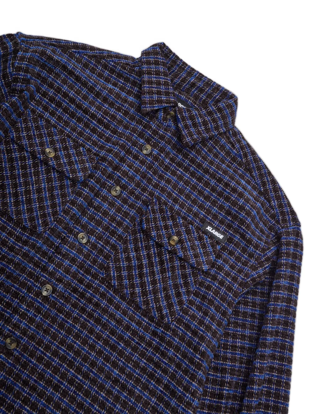  Xlarge Check Two-pocket Shirt - Brown 