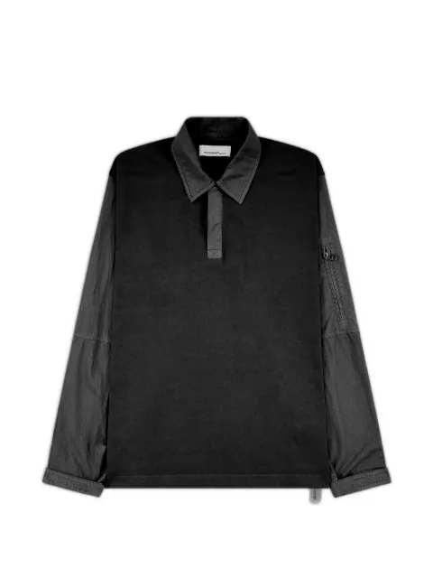 OAMC Peacemaker  Flight contrast-sleeve polo shirt