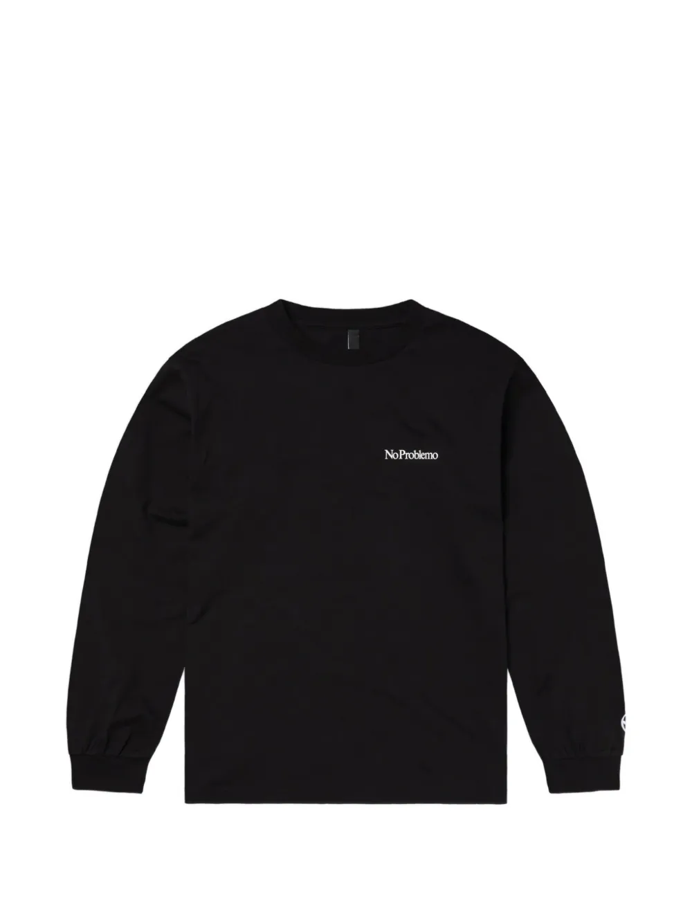 No Problemo Long-sleeve Sweatshirt In Black