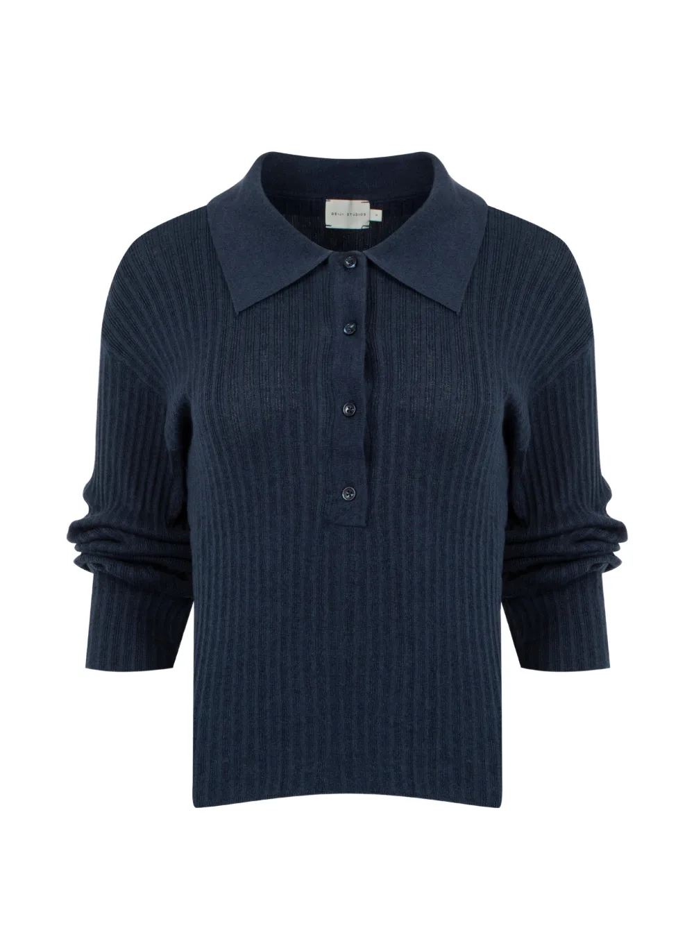 Deiji Studios blue polo top