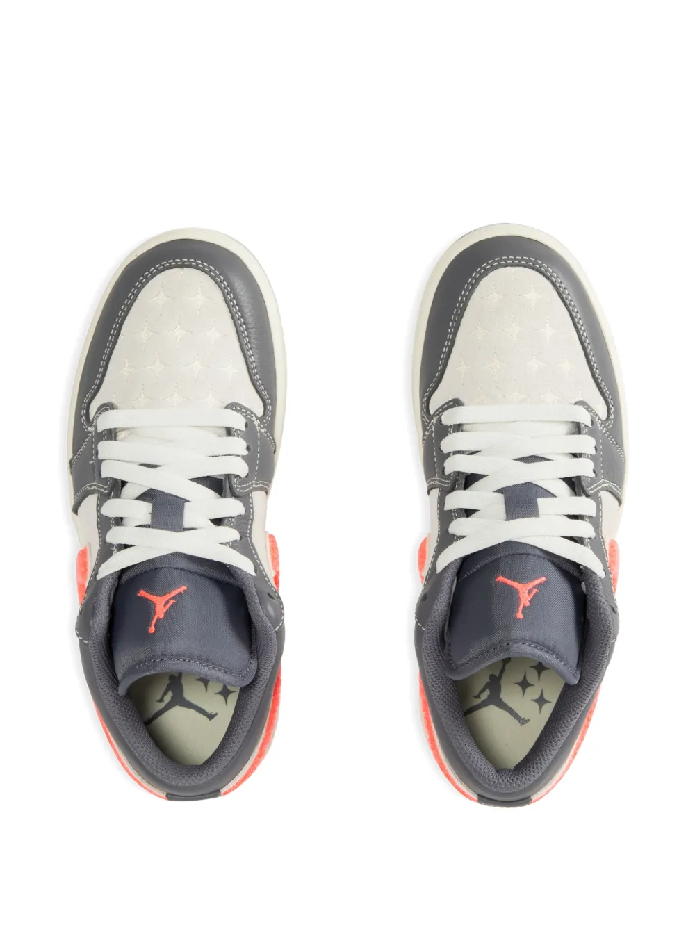 Jordan Air 1 Low sneakers met sterpatroon Grijs