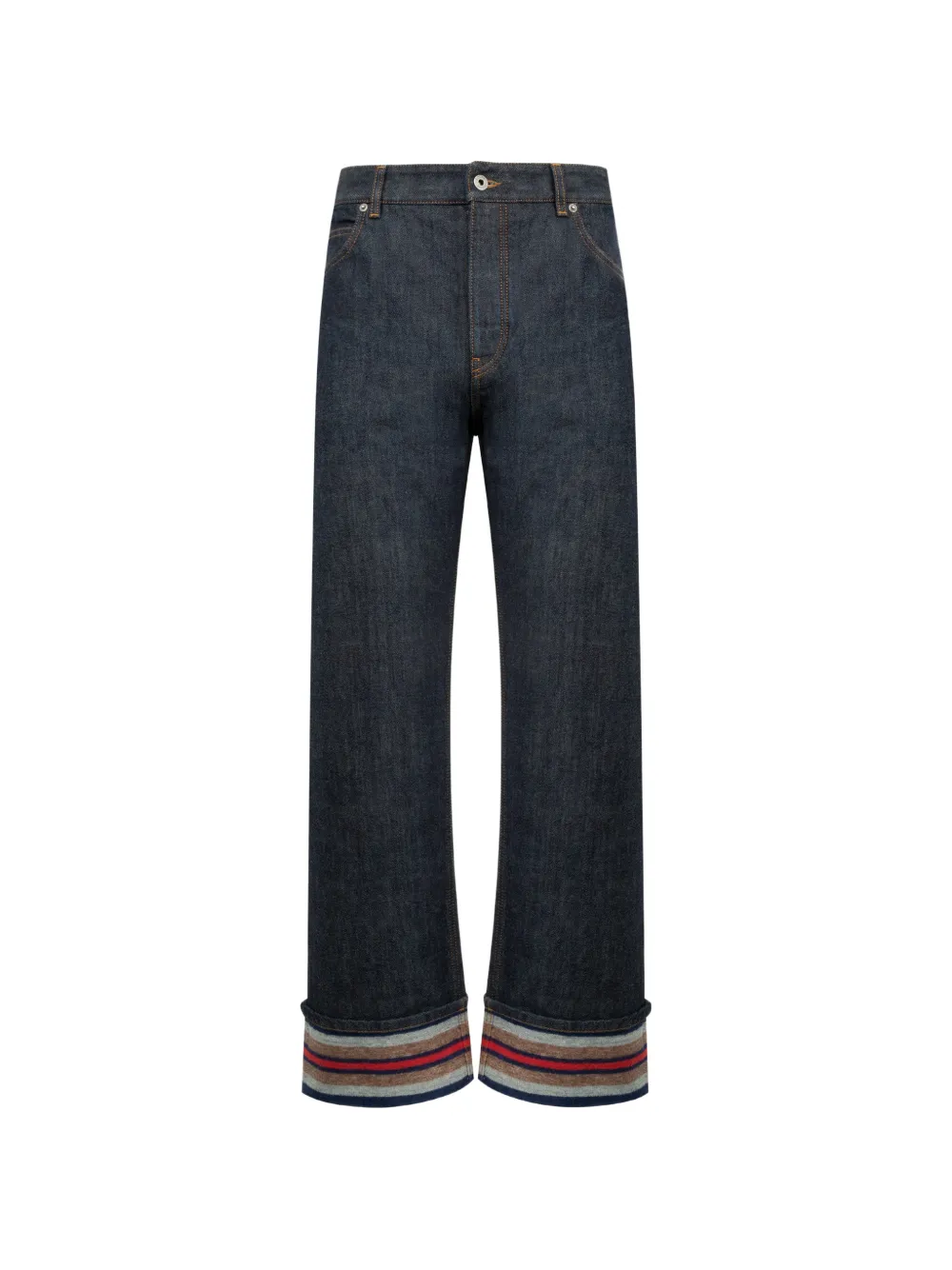 LOEWE turn-up jeans - Blu