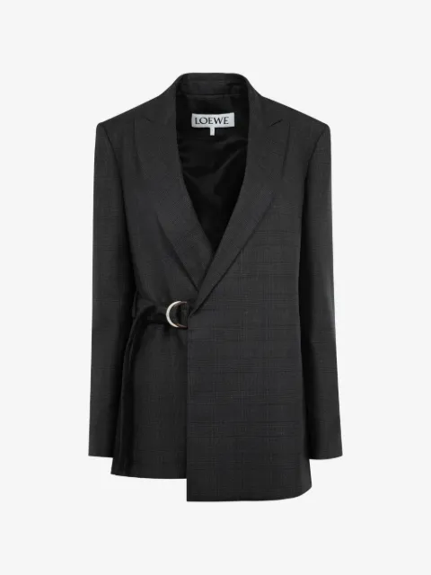 LOEWE check-pattern blazer