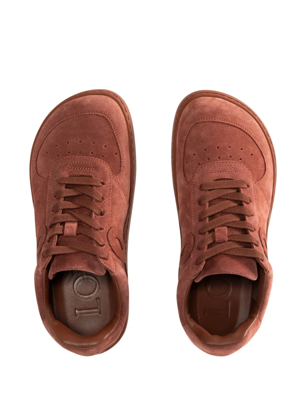 LOEWE Jambo lace-up fastening sneakers Bruin