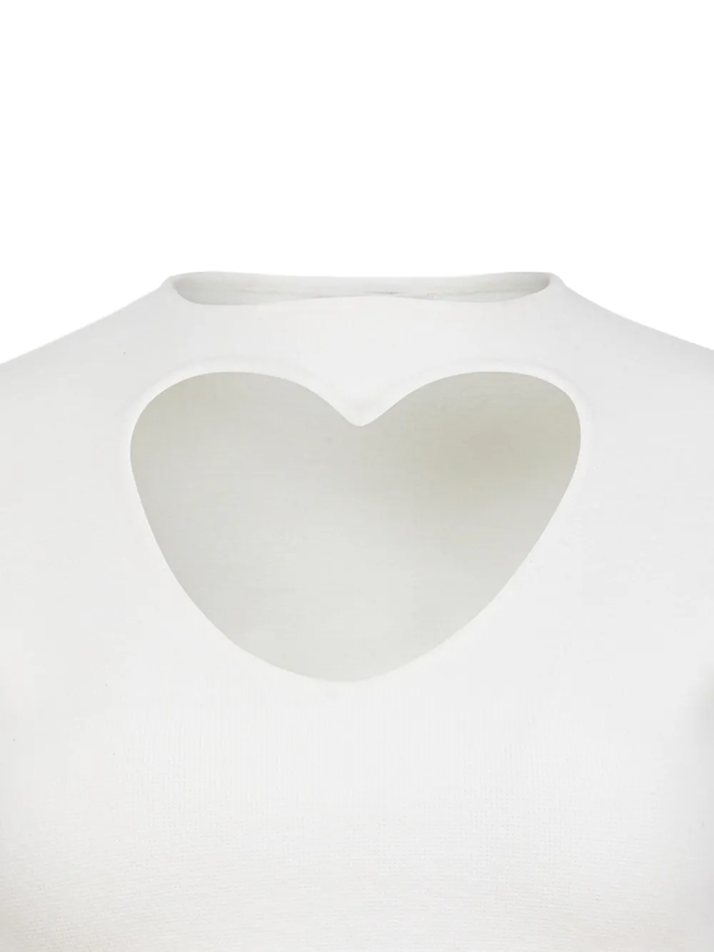 Fleur Du Mal Matchmaker top met uitgesneden hart Wit