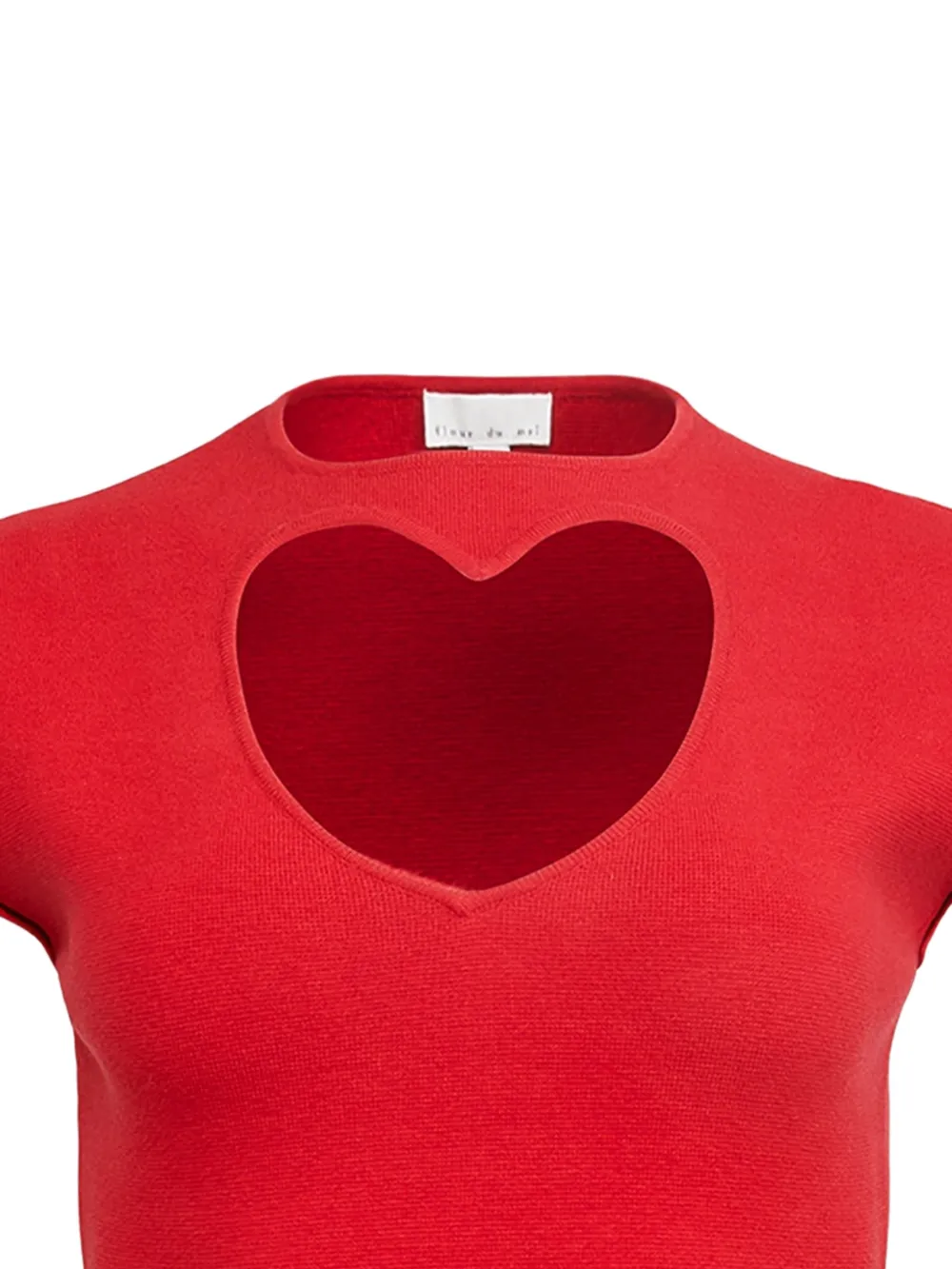 Fleur Du Mal Matchmaker jurk met uitgesneden hart Rood