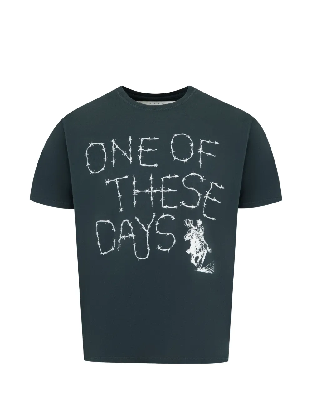 One Of These Days Barbed T-shirt - Grigio