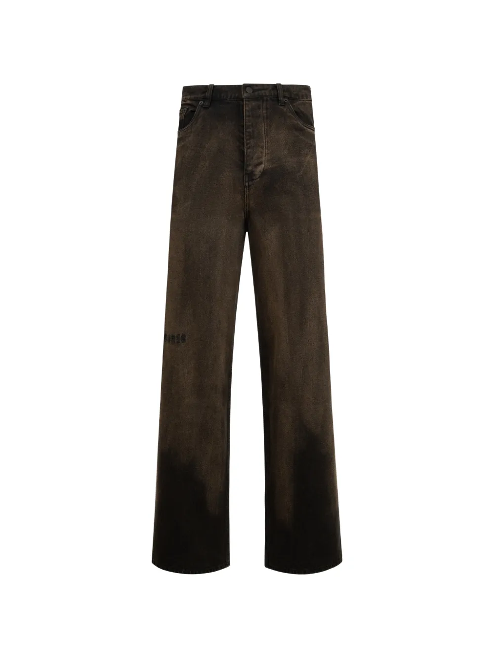 Pleasures Oil baggy-fit jeans - Marrone