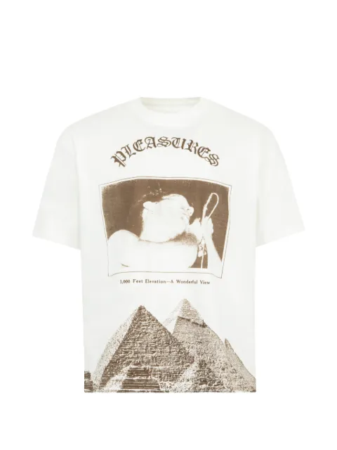 Pleasures Elevation pyramid-print T-shirt