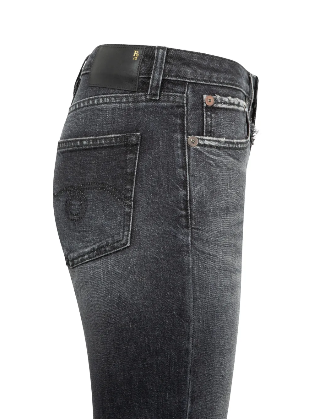  R13 Joan Flared Jeans - Grey 