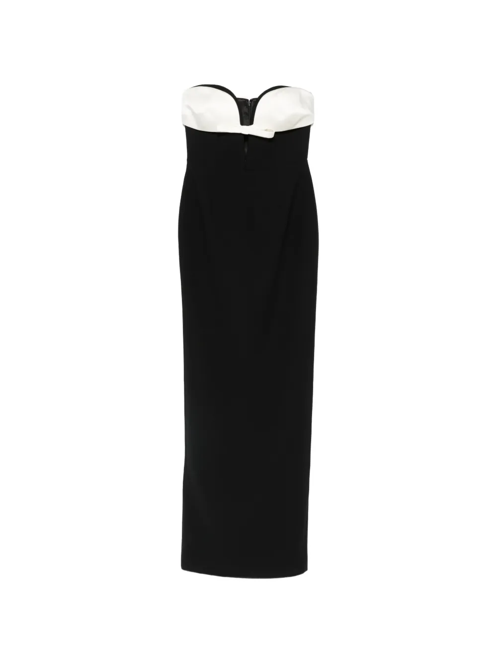 The New Arrivals Ilkyaz Ozel bow-detail maxi dress - Nero