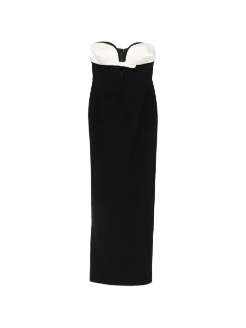 The New Arrivals Ilkyaz Ozel bow-detail maxi dress