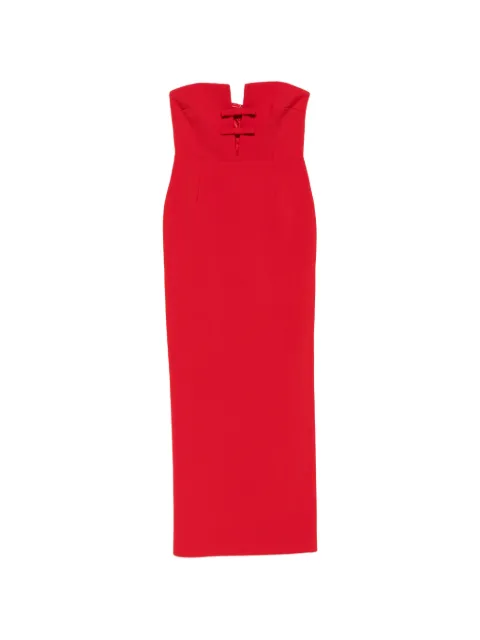 The New Arrivals Ilkyaz Ozel Abito lungo senza spalline