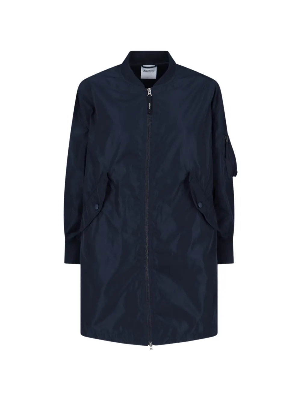 ASPESI zip-up coat - Blu