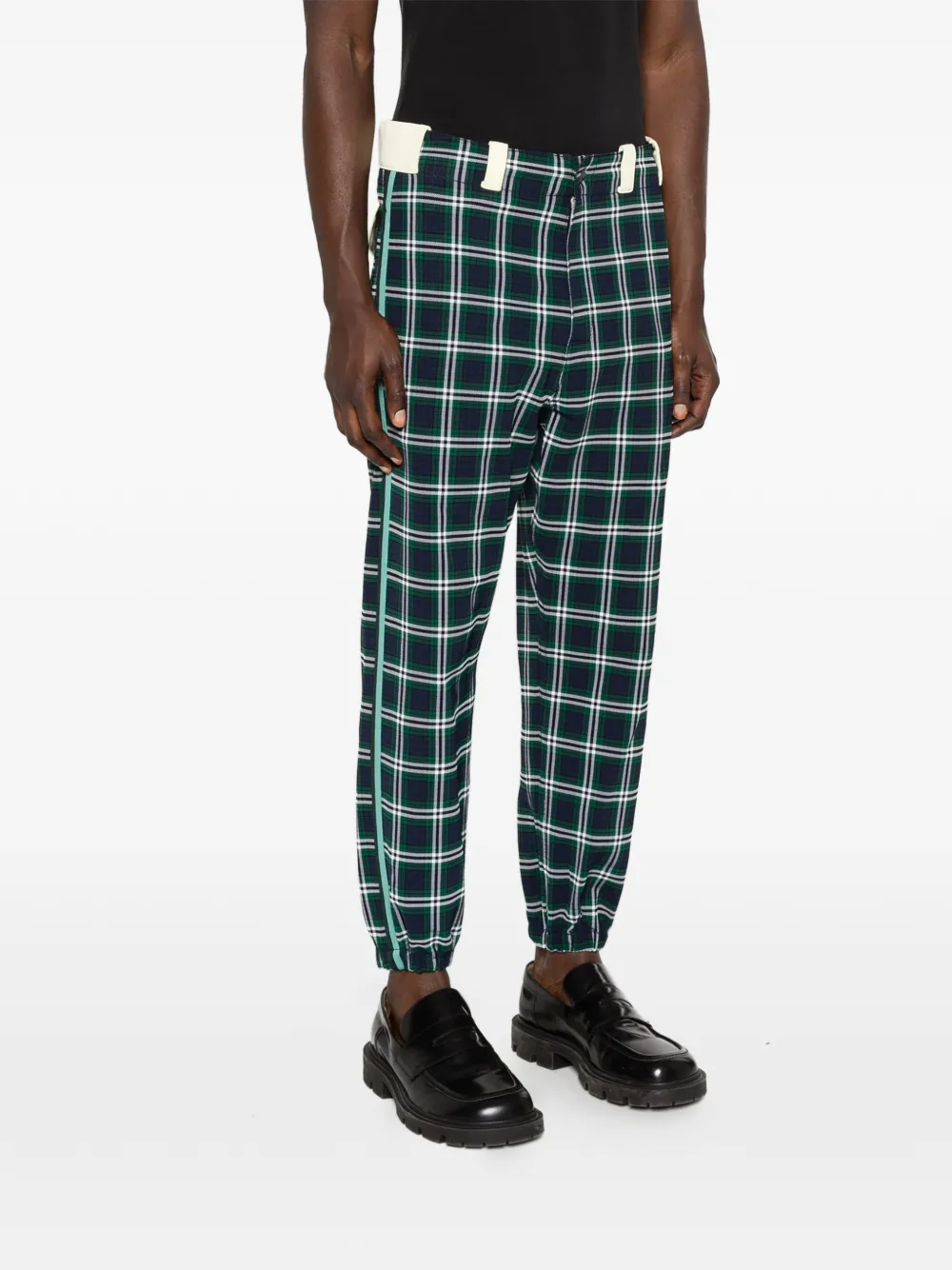  Marni Pre-owned Checked Trousers - Blue 