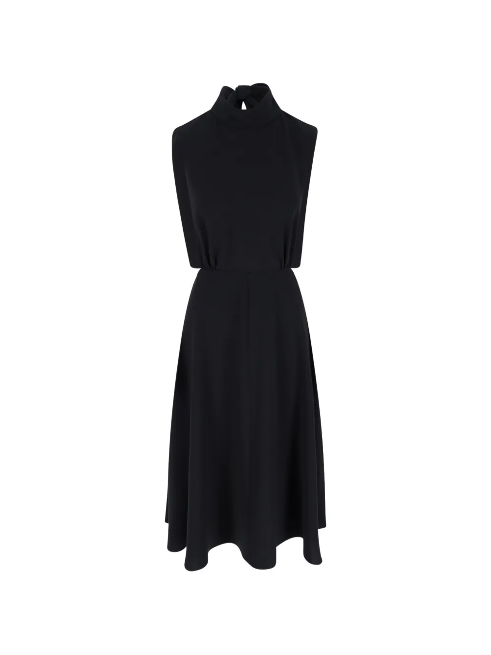ASPESI tie-neck dress - Schwarz