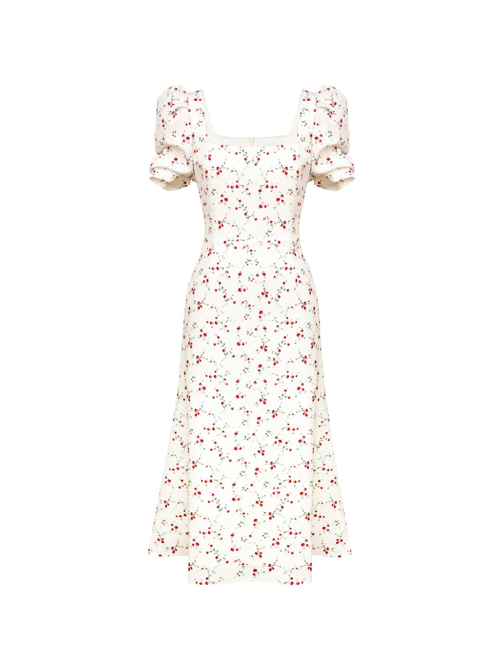 POST MERIDIEM square-neck midi dress