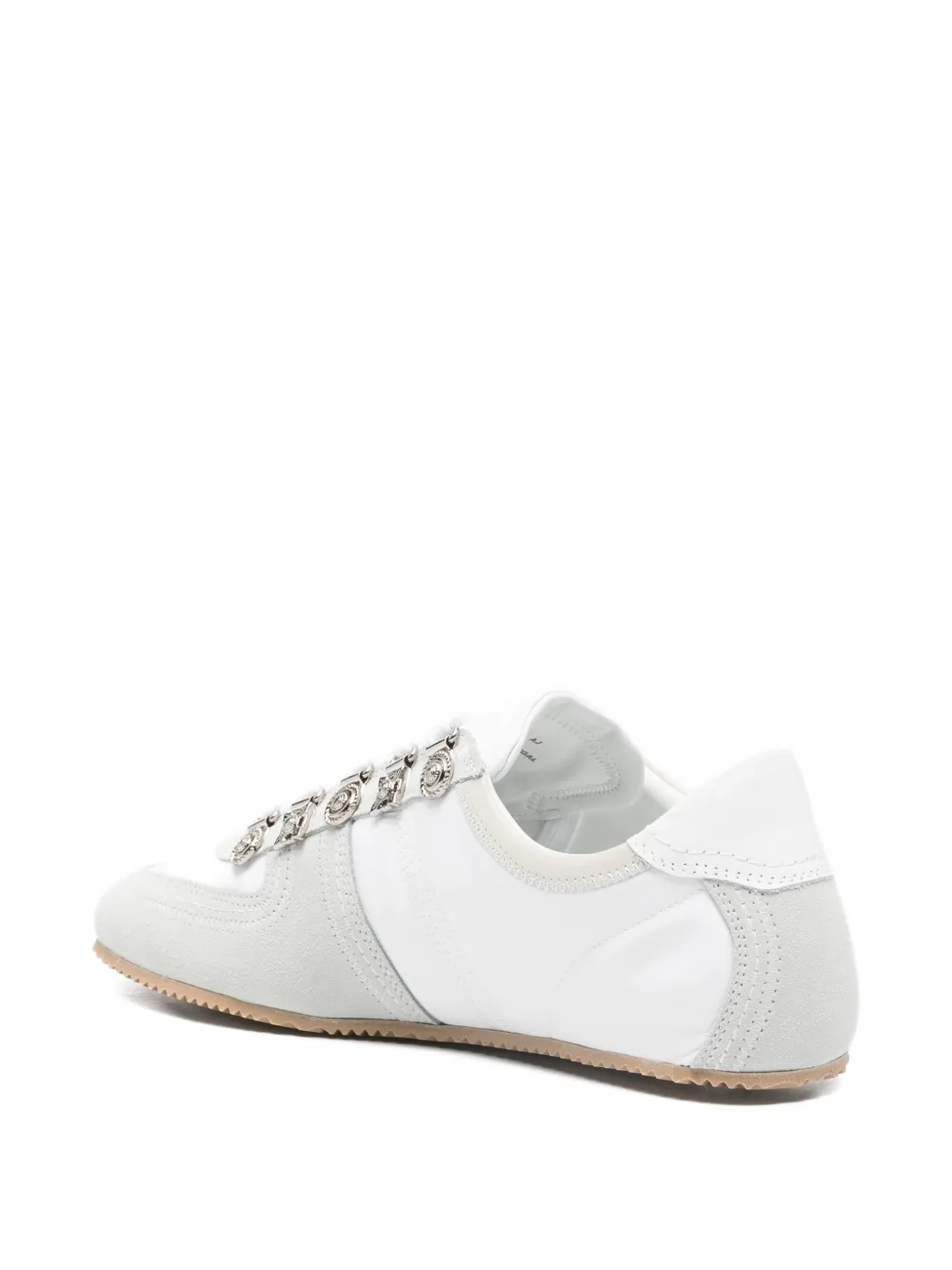 Toga Virilis embellished lace-up sneakers Wit
