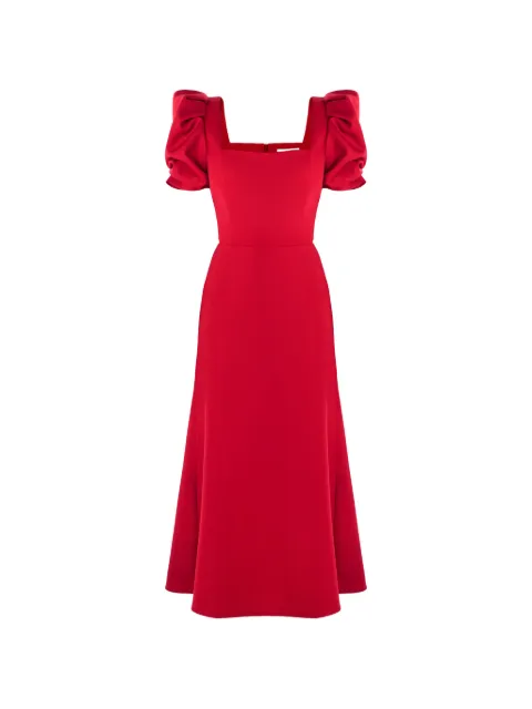 POST MERIDIEM square-neck midi dress