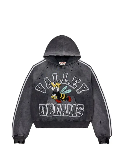 Vale graphic-embroidery hoodie