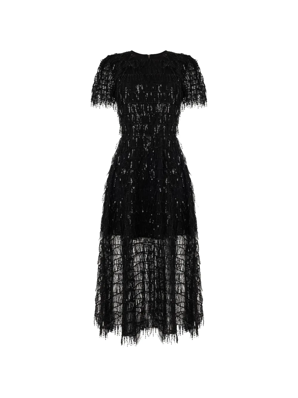 POST MERIDIEM round-neck midi dress