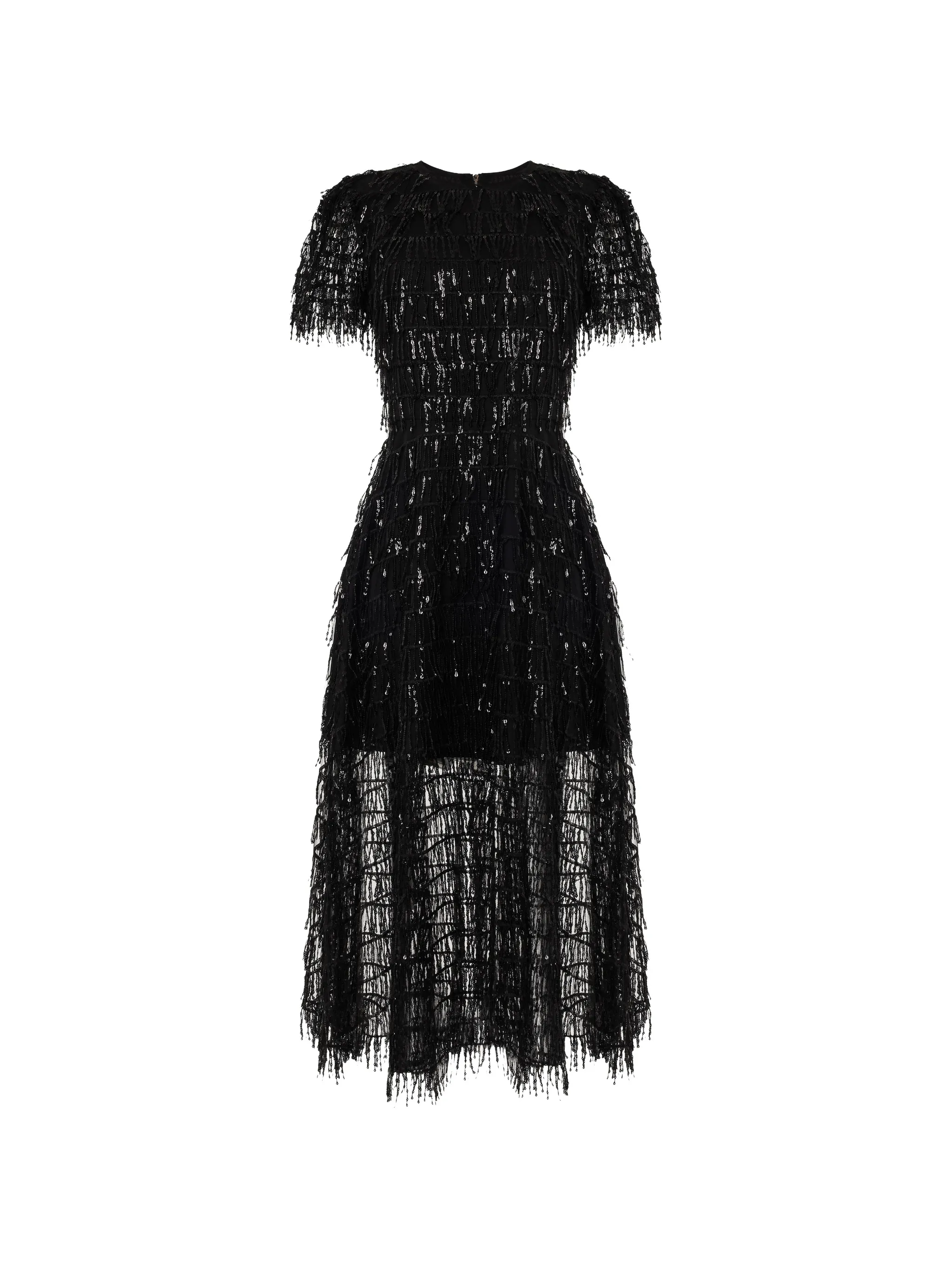 POST MERIDIEM round-neck midi dress