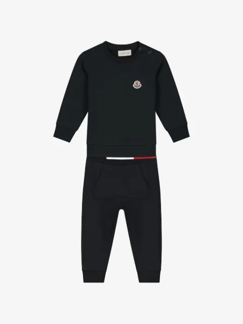 Moncler Enfant pants con parche del logo