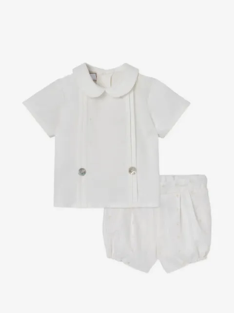 Paz Rodriguez embroidered short set