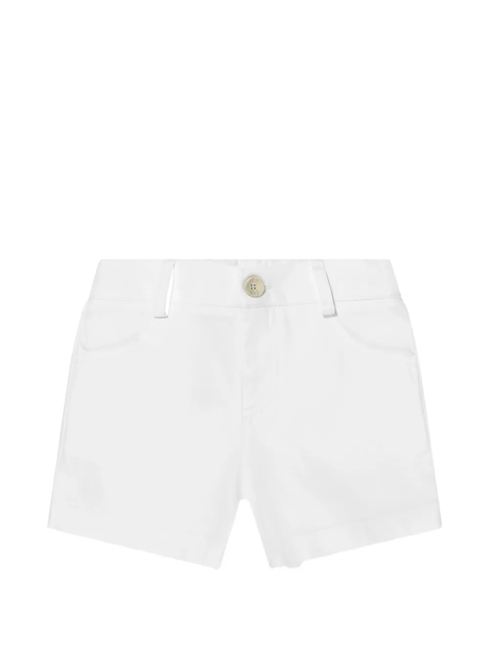 Paz Rodriguez Shortsset met knoopsluiting en gingham-ruit Wit
