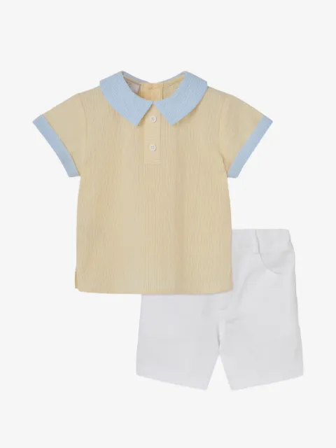 Paz Rodriguez button-fastening short set