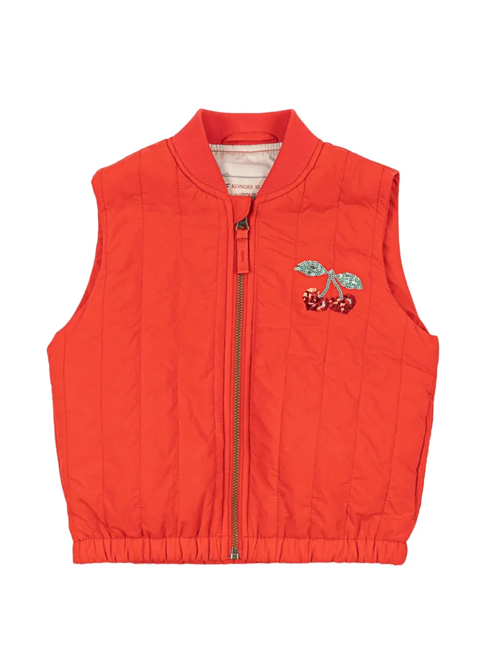 Konges Sløjd Gilet con paillettes - Rosso