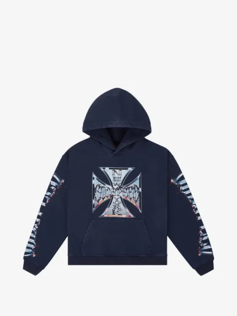 GODSPEED Moletom Chrome Motto "Navy Wash" com capuz